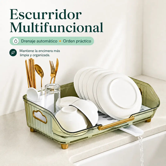 Escurridor de Platos con Drenaje Giratorio Abigail