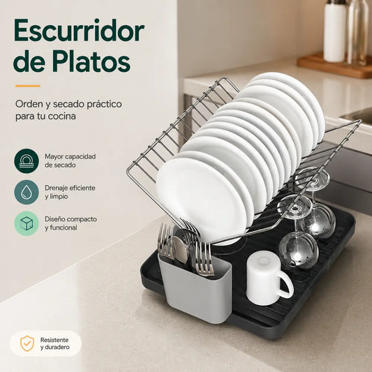 Escurridor de Platos de 2 Niveles Andrea
