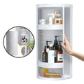 Organizador esquinero giratorio de 3 niveles para almacenar productos de baño, cocina y hogar