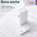 Contenedor para cereales y granos con boca ancha para rellenar, servir y limpiar fácilmente