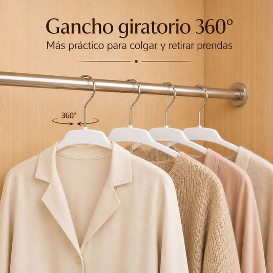 Set de 5 Colgadores de Ropa Yomh