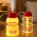 Humidificador con efecto volcán LED y vapor decorativo para ambientar el hogar