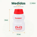 Medidas del humidificador con efecto volcán LED y diseño compacto para mesa o escritorio