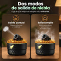 Humidificador con 2 modos de salida de niebla para ajustar la dirección del vapor