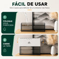 Humidificador con luz LED y controles prácticos para ajustar sus funciones fácilmente