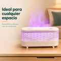 Humidificador decorativo con luz LED ideal para dormitorio, sala, oficina y otros espacios
