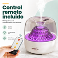 Difusor de aceites esenciales con control remoto para manejar sus funciones cómodamente