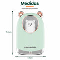 Medidas del humidificador con diseño de oso, luz LED y formato compacto
