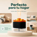 Humidificador con efecto volcán LED ideal para dormitorio, sala, escritorio y otros espacios