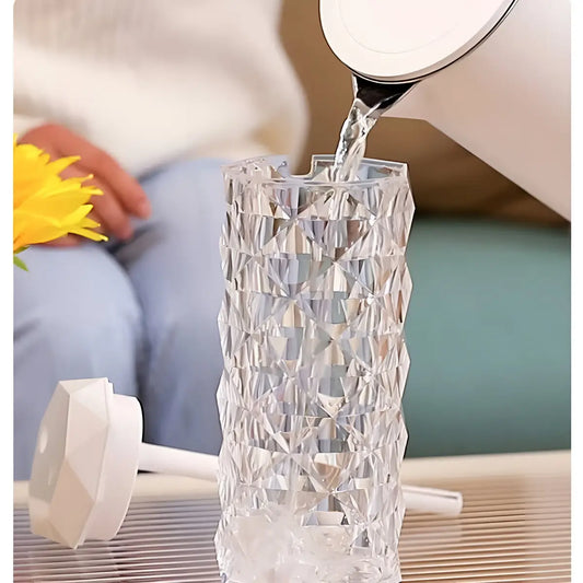 Humidificador De Aire Con Luz Led Cristal