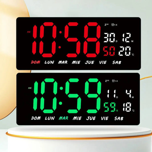 Reloj Digital de Pared o Escritorio Electrónico