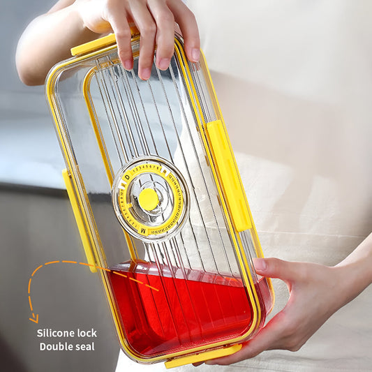 Táper Hermético Premium Amarillo Tamaño M