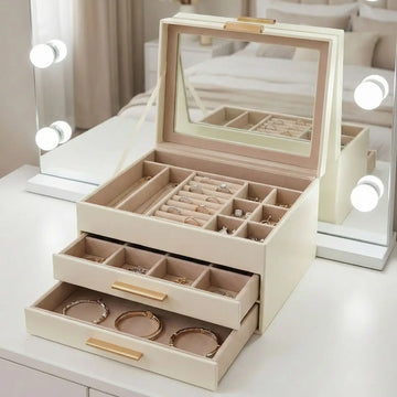 Joyero Organizador con Doble Cajón Selena