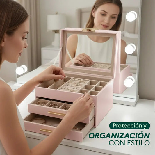 Joyero Organizador con Doble Cajón Selena