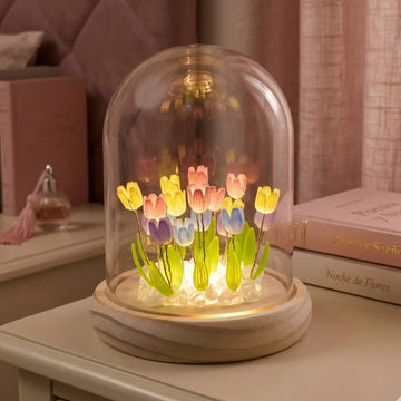Lámpara Cúpula de Tulipanes Decorativa