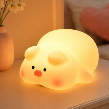 Lámpara de Silicona Modelo Cerdito