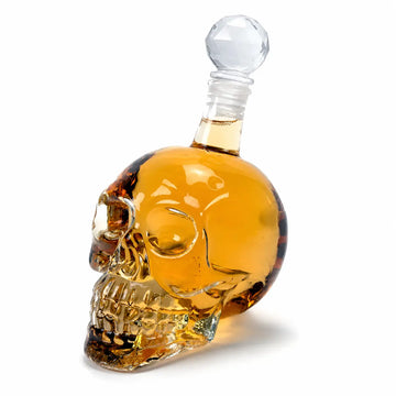 Licorera de Vidrio en Forma de Cráneo 550 ml Skull