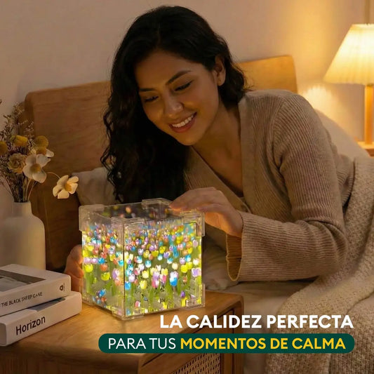 Lámpara LED Cubo de Tulipanes
