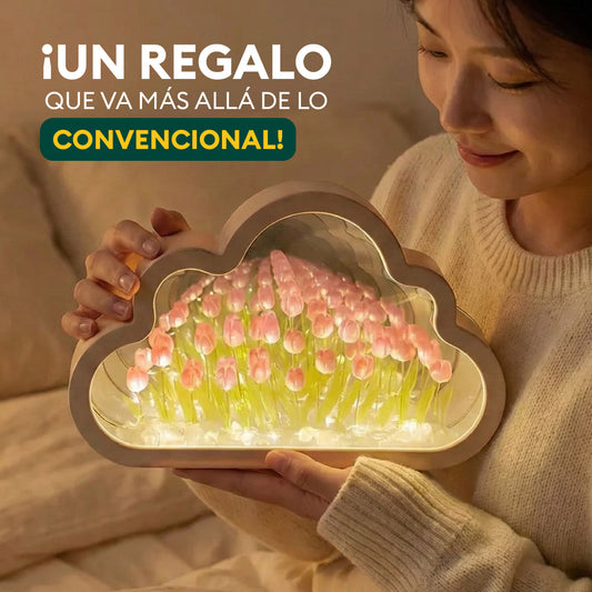 Lampara Led Diseño Tulipanes Infinitos