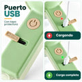 Picador eléctrico recargable con puerto USB y diseño portátil para uso en cocina