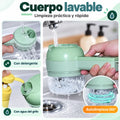 Picador de alimentos con cuerpo desmontable y lavable para facilitar la limpieza después de usar