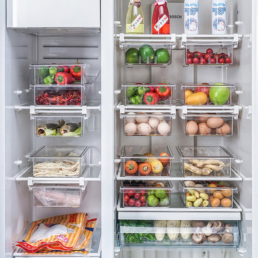 Bandeja Retráctil Para Refrigerador Con Divisiones