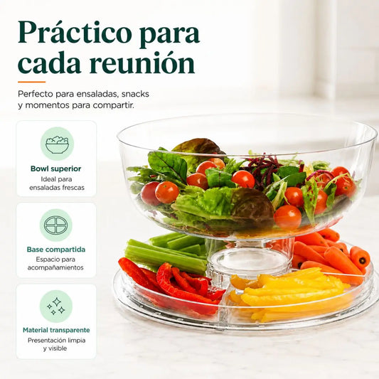 Porta Torta de Vidrio Multiuso
