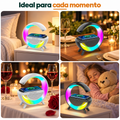 Lámpara multifuncional con luz LED y carga inalámbrica ideal para dormitorio, escritorio y mesa de noche