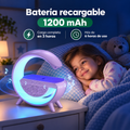 Lámpara LED recargable con batería de 1200 mAh para usar en dormitorio y otros espacios