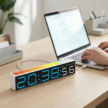 Reloj Digital LED Rítmico con Alarma 5517