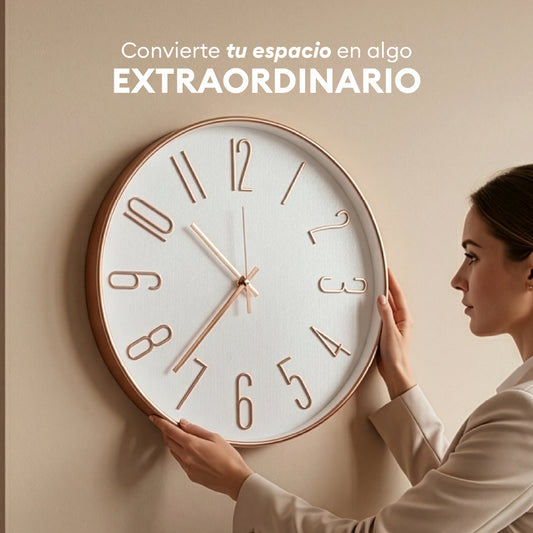 Reloj de Pared Decorativo 50x50 cm Grande