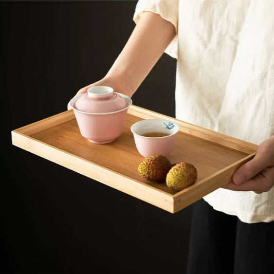 Set de 3 Bandejas Decorativas de Madera Element