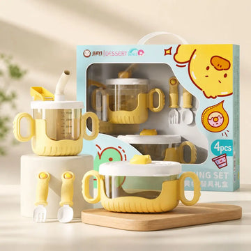 Set de Alimentación Infantil 4 Piezas Cocodrile