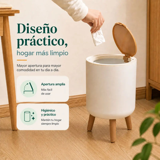 Tacho de Basura con Tapa 10 L Maison