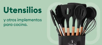 Set de utensilios y otros implementos de cocina