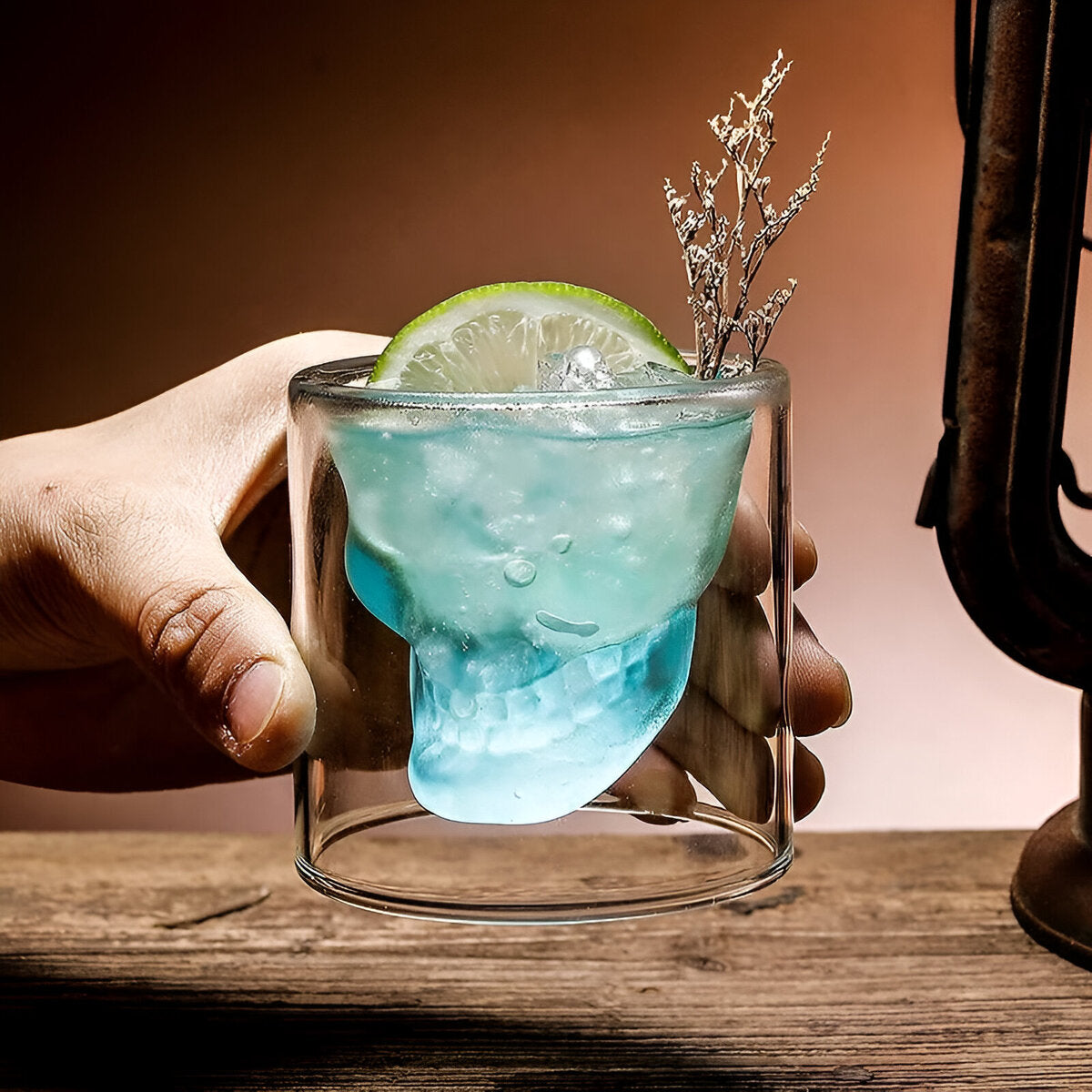 Vaso Modelo Doomed Skull De 150ml