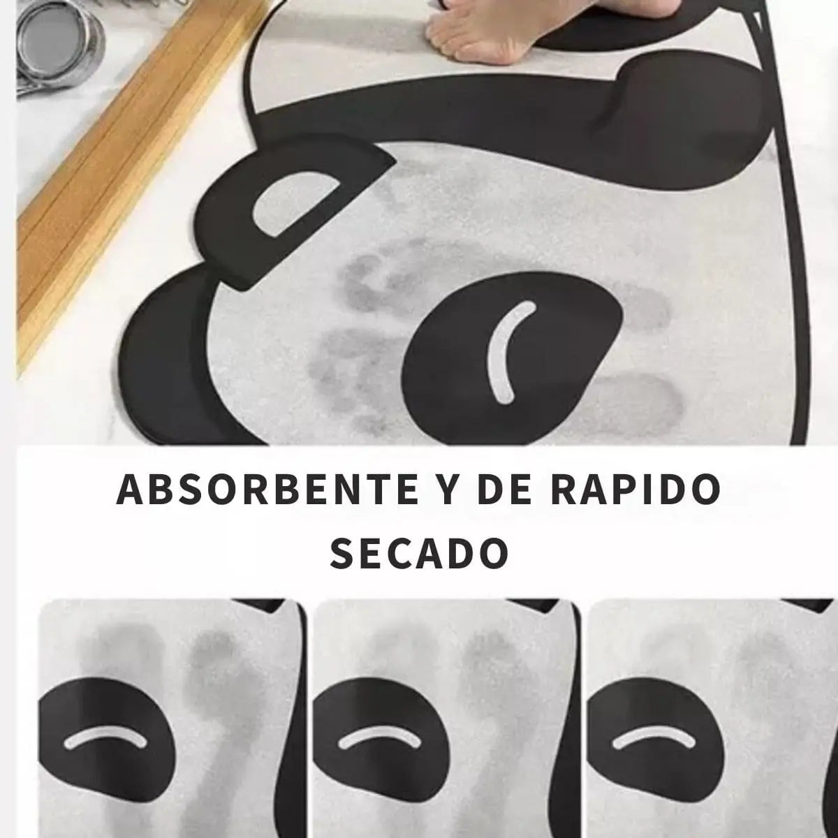 Propiedad de absorción de la alfombra de baño animales