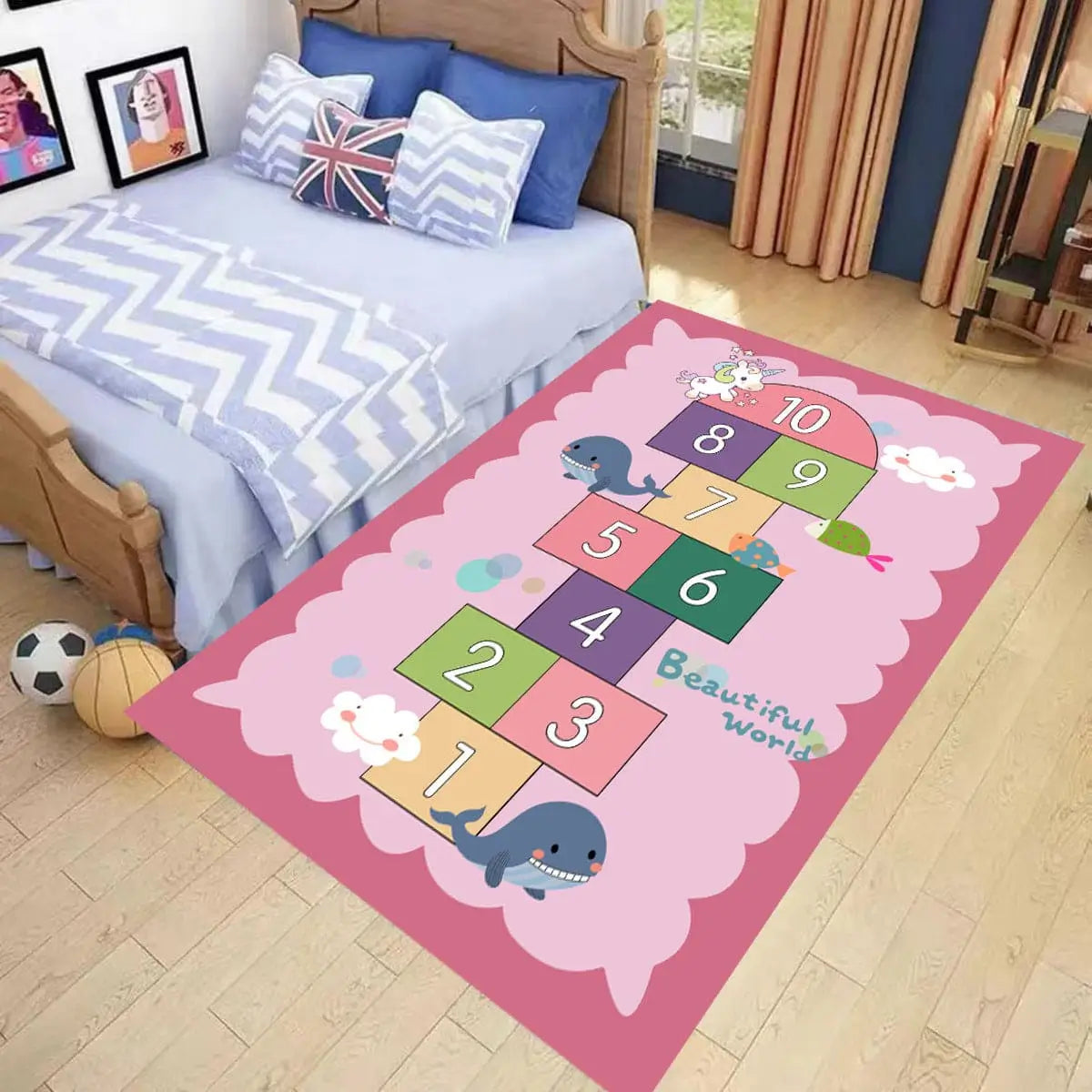 Textura suave alfombra didáctica para niños