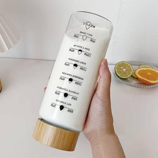 Tomatodo de Vidrio con Tapa de Bambú de 750ml Routine