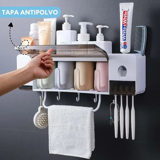 Organizador de Baño Multifuncional de 4 Tazas Baispo