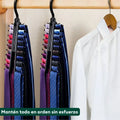 Colgador de corbatas y cinturones para closet