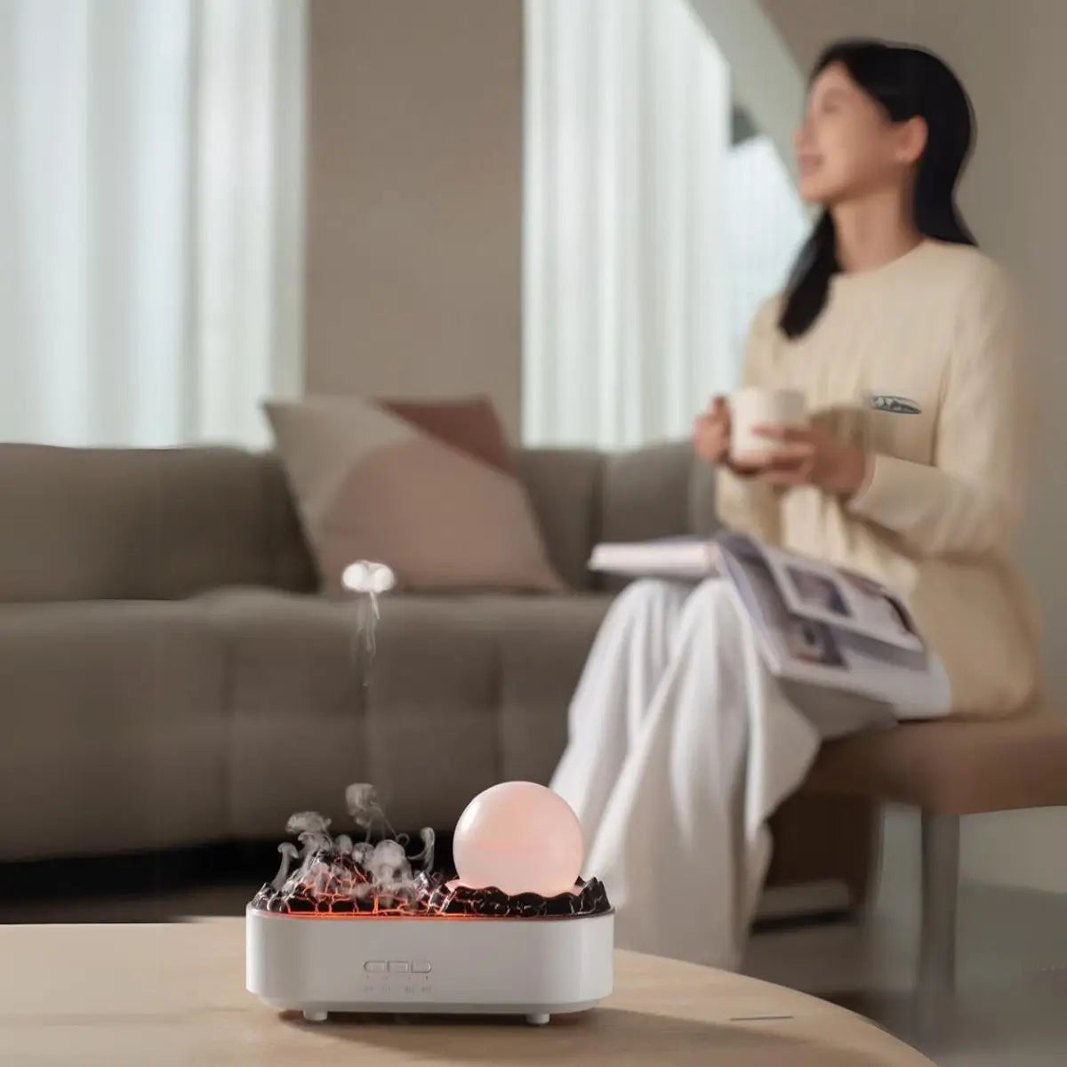 Boca de vapor del humidificador modelo Volcán
