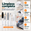 Kit de limpieza para teclado, audífonos y pantallas con herramientas compactas y organizadas
