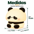 Lámpara nocturna de panda de 11 cm de alto, 10 cm de largo y 10.8 cm de ancho