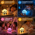 Lámpara nocturna de panda para dormir, jugar, decorar y acompañar distintos momentos en casa