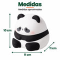 Lámpara nocturna de panda de 10 cm de alto, 11 cm de ancho y 11 cm de fondo