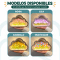 Lámpara de tulipanes LED con forma de nube disponible en diferentes colores de iluminación