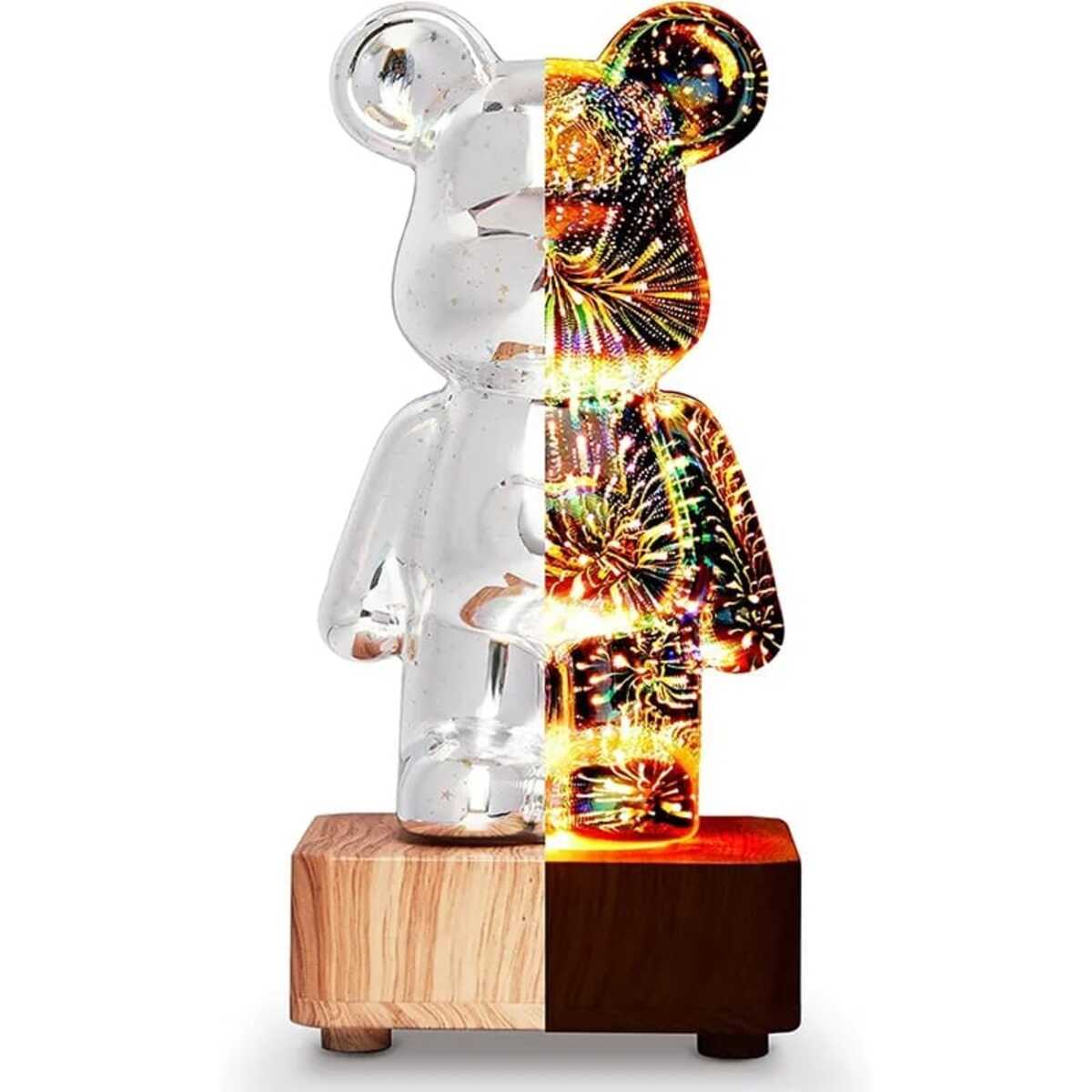 Lámpara Luz Led RGB Modelo Oso Infinito