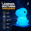 Lámpara nocturna LED de dinosaurio con luz azul para acompañar el descanso de los niños