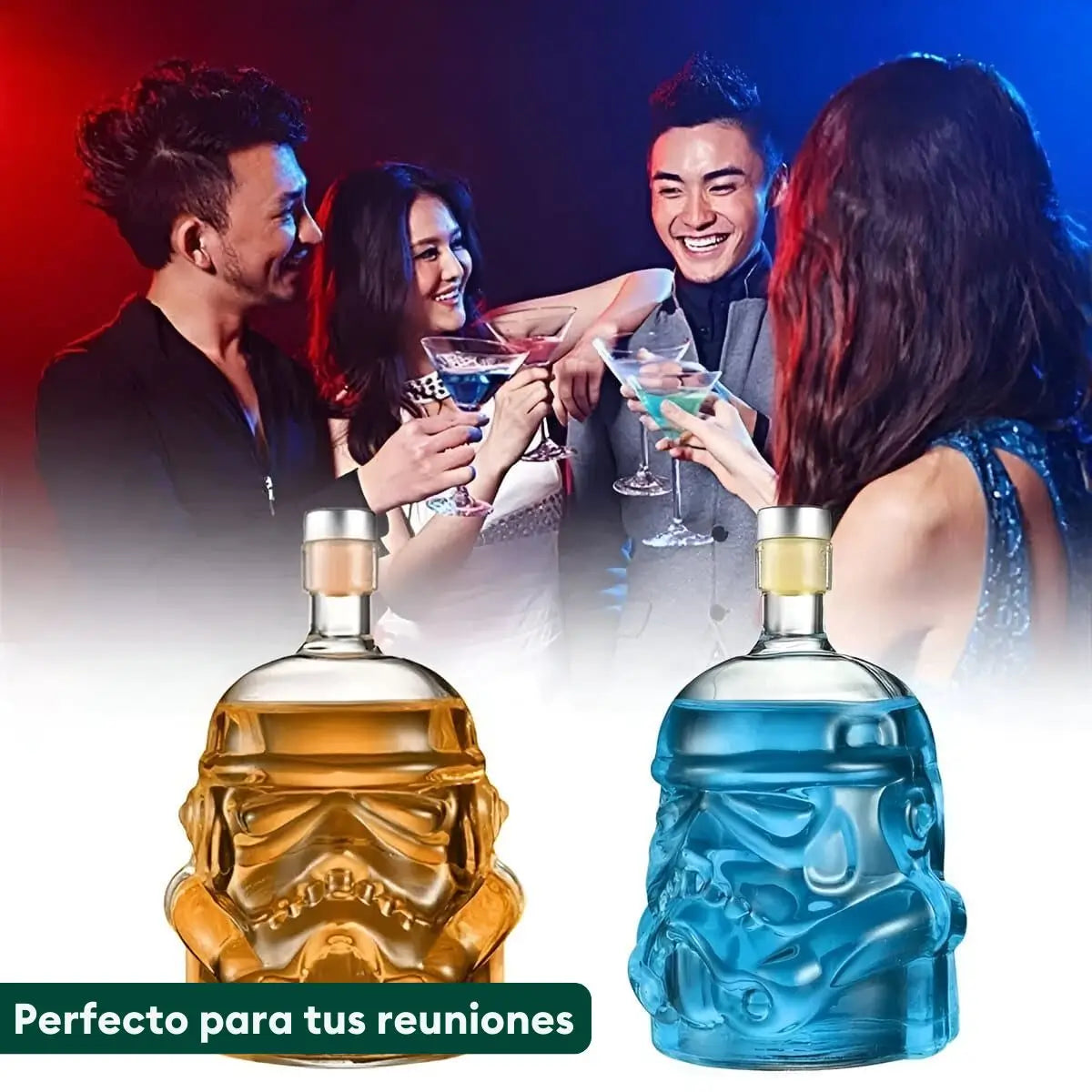 Diseño elegante de la licorera Stormtrooper para bebidas